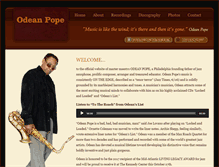 Tablet Screenshot of odeanpope.com